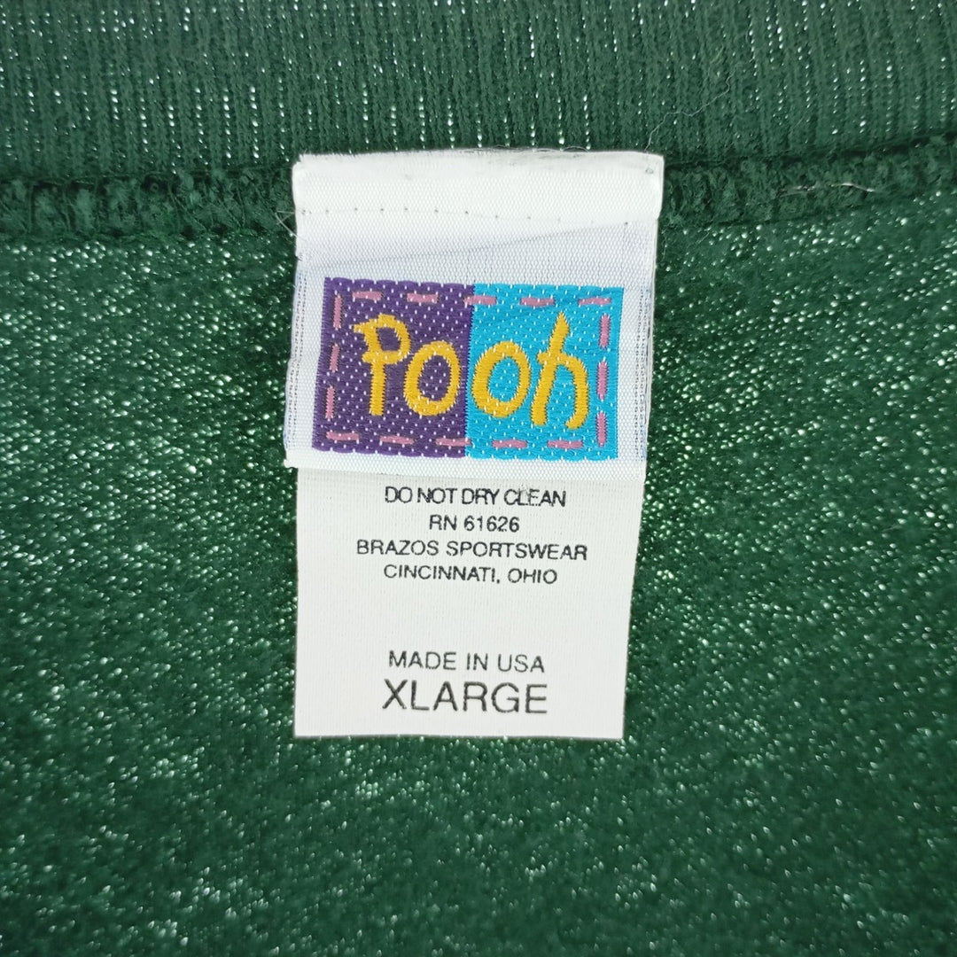 90'S Pooh POOH Eeyore character sweatshirt, made in USA, men's XL size, vintage /eaa401871