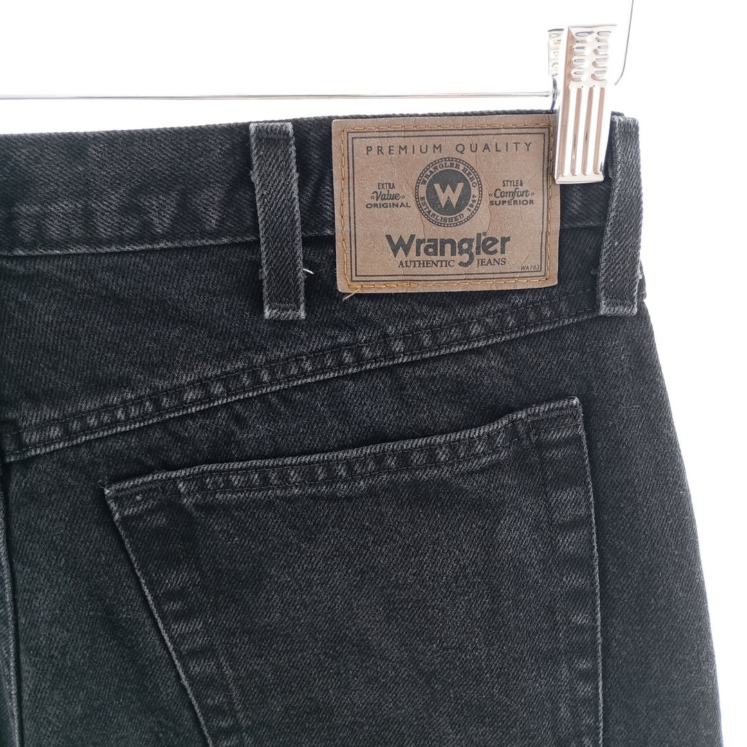 Wrangler Black Denim Straight Denim Pants Men's W35 equivalent / eaa401881