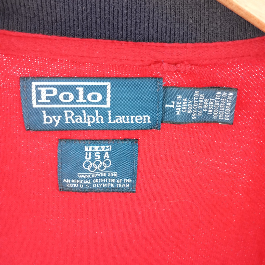 Ralph Lauren POLO by Ralph Lauren TEAM USA Jersey Track Jacket Men's L size / eaa401920