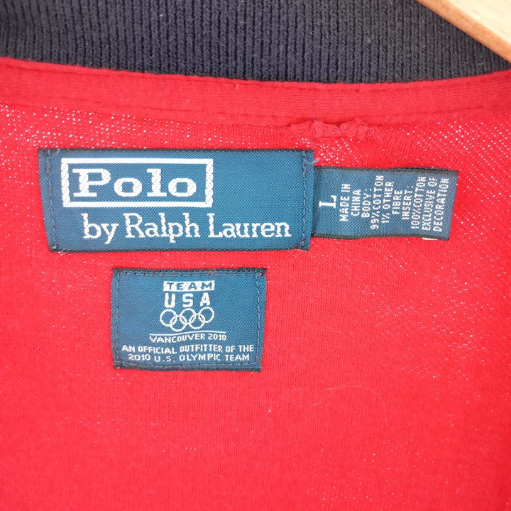 Ralph Lauren POLO by Ralph Lauren TEAM USA Jersey Track Jacket Men's L size / eaa401920