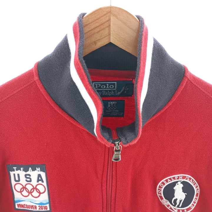 Ralph Lauren POLO by Ralph Lauren TEAM USA Jersey Track Jacket Men's L size / eaa401920