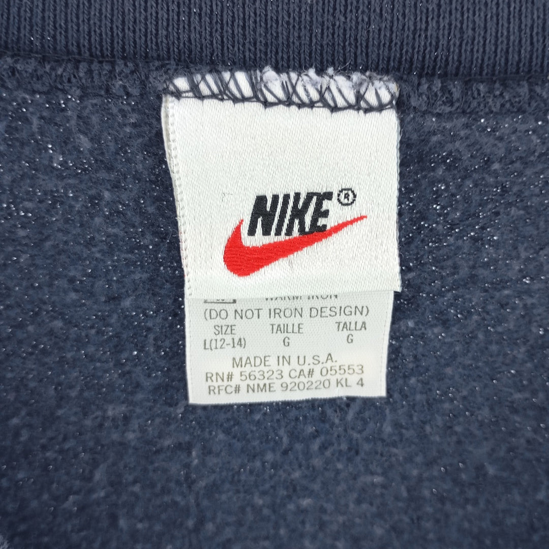 00'S Nike One Point Logo Sweatshirt Trainer Made in USA Men's L size /eaa401989