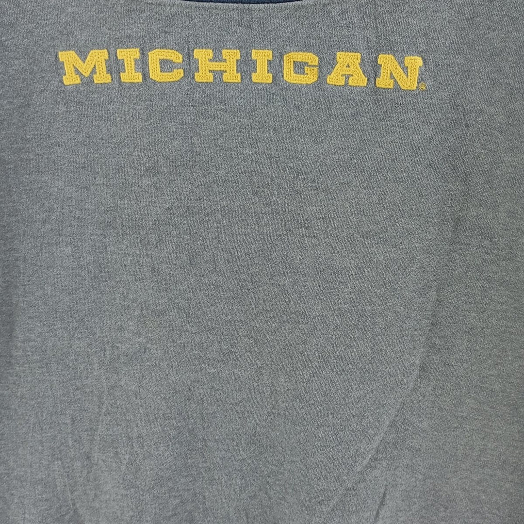 00'S Nike MICHIGAN University of Michigan college sweatshirt, men's size L /eaa401997