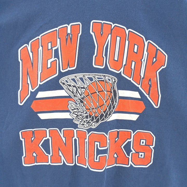 90'S TRENCH NBA New York Knicks printed sweatshirt, sweatshirt, made in USA, men's XL equivalent, vintage /eaa402019