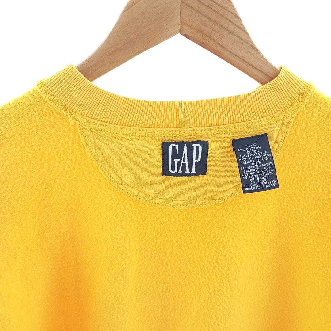 90'S GAP Old Gap Plain Blank Sweatshirt Trainer Men's S Size Vintage /eaa402033