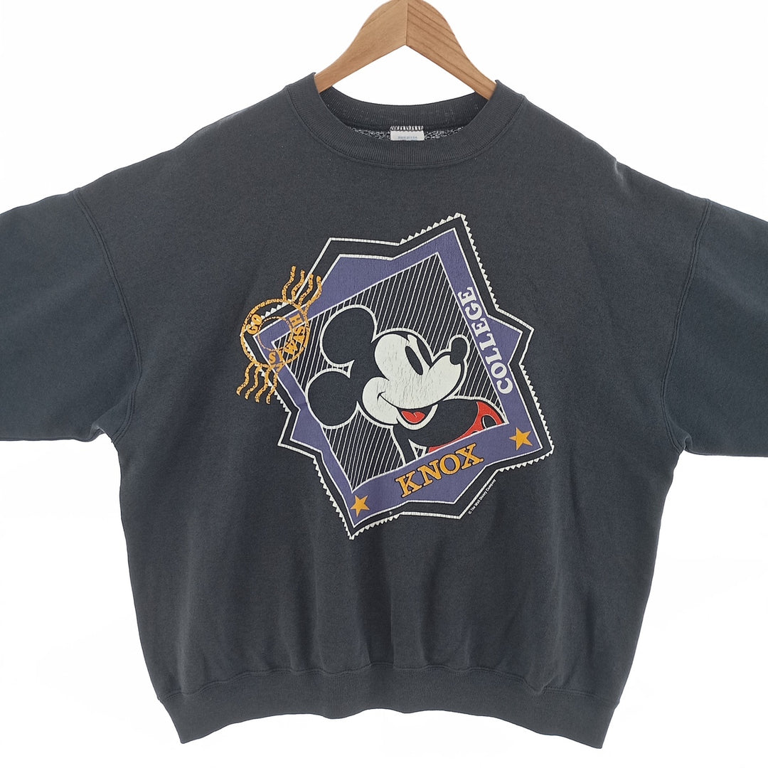 90'S JOSTENS Mickey Mouse College Character Sweatshirt, Made in USA, Men's XL, Vintage /eaa402053