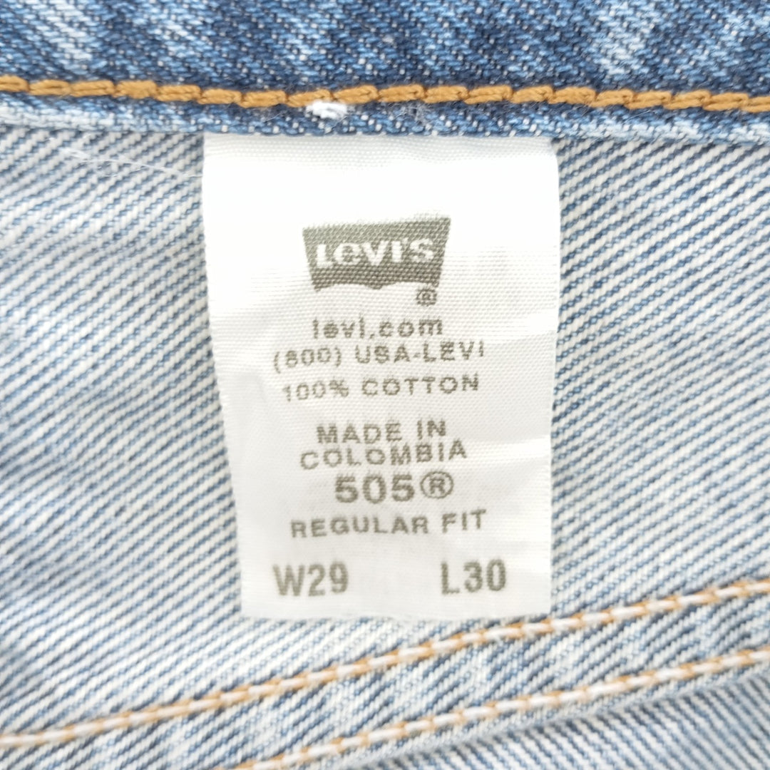 Levi's 505 REGULAR FIT tapered denim pants for men, size w29 / eaa402124