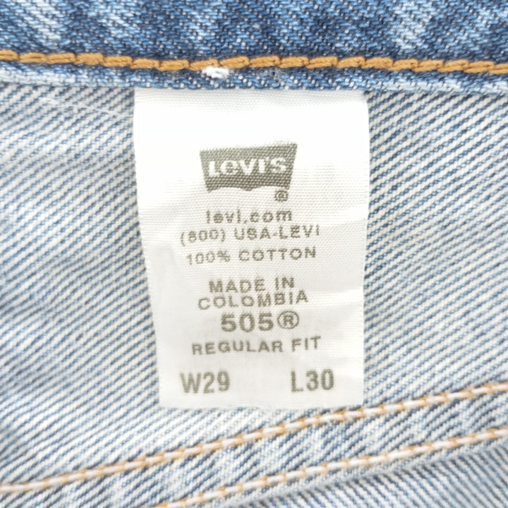 Levi's 505 REGULAR FIT tapered denim pants for men, size w29 / eaa402124