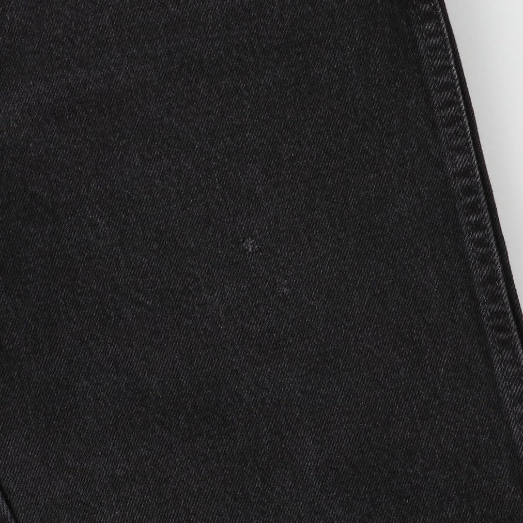 Rustler Black Denim Straight Denim Pants for Men, W34 equivalent cotton black type Vintage Second Hand