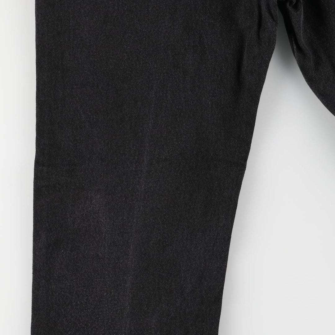 Rustler Black Denim Straight Denim Pants for Men, W34 equivalent cotton black type Vintage Second Hand