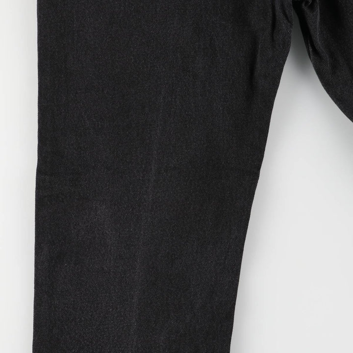 Rustler Black Denim Straight Denim Pants for Men, W34 equivalent cotton black type Vintage Second Hand