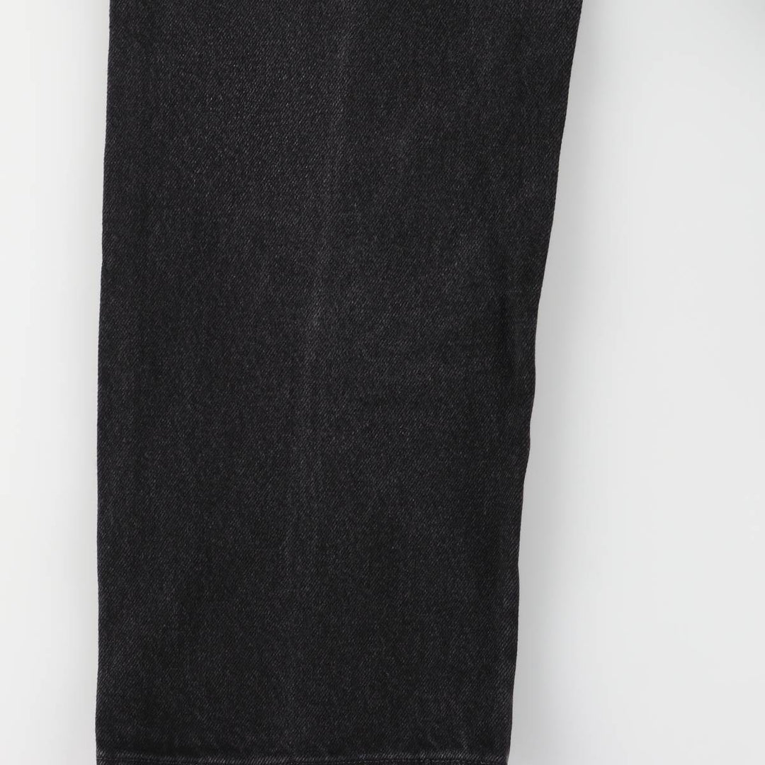 Rustler Black Denim Straight Denim Pants for Men, W34 equivalent cotton black type Vintage Second Hand