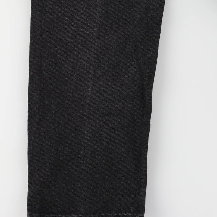 Rustler Black Denim Straight Denim Pants for Men, W34 equivalent cotton black type Vintage Second Hand