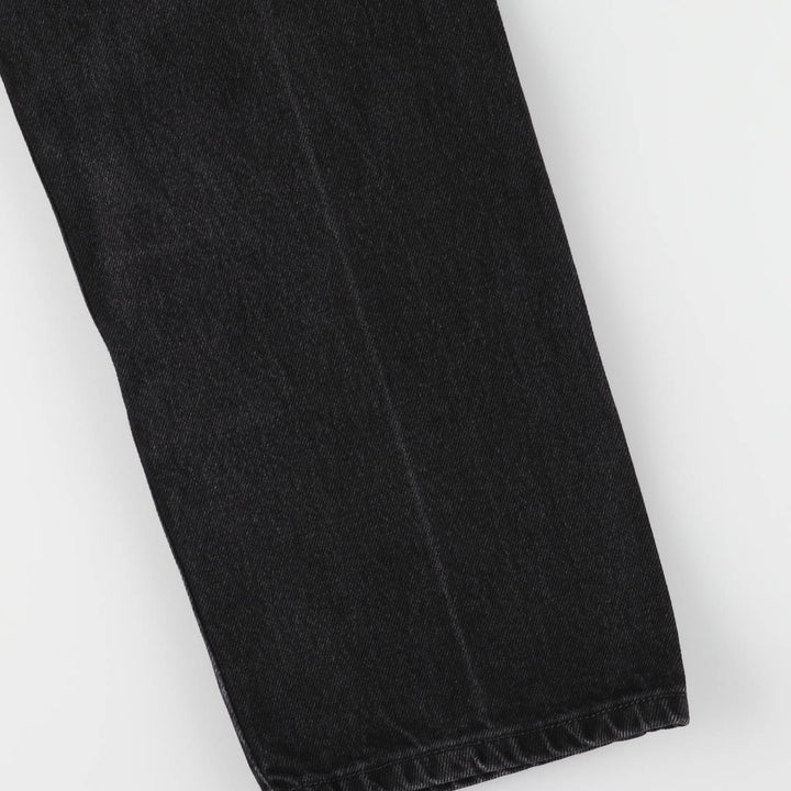 Rustler Black Denim Straight Denim Pants for Men, W34 equivalent cotton black type Vintage Second Hand