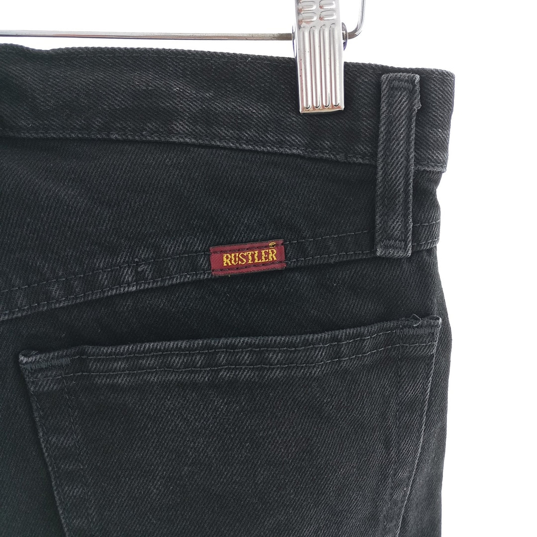 RUSTLER Black Denim Straight Denim Pants Men's W30 equivalent /eaa402145