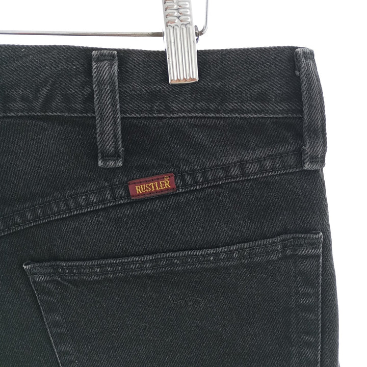 RUSTLER Black Denim Straight Denim Pants Men's W34 equivalent /eaa402153