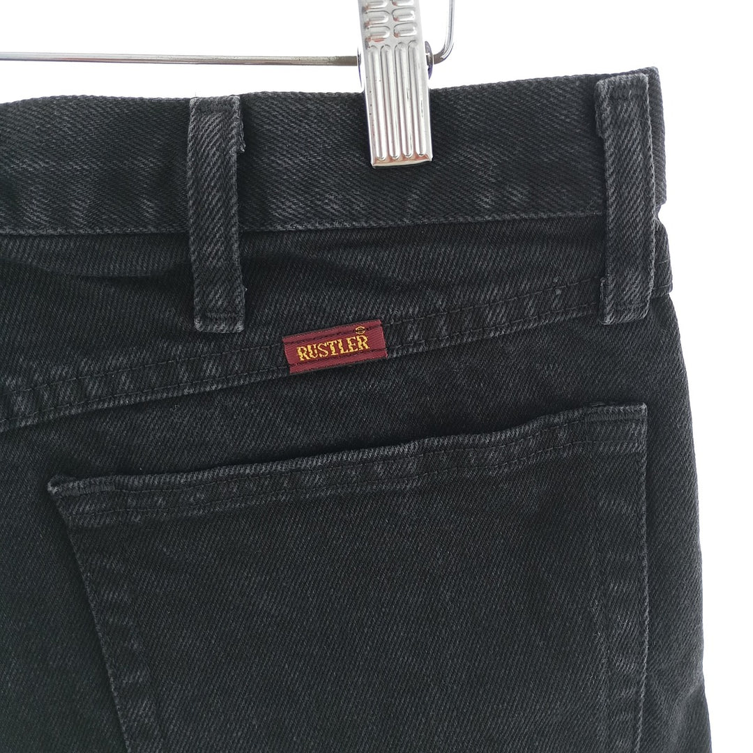 RUSTLER Black Denim Straight Denim Pants Men's W34 equivalent /eaa402158