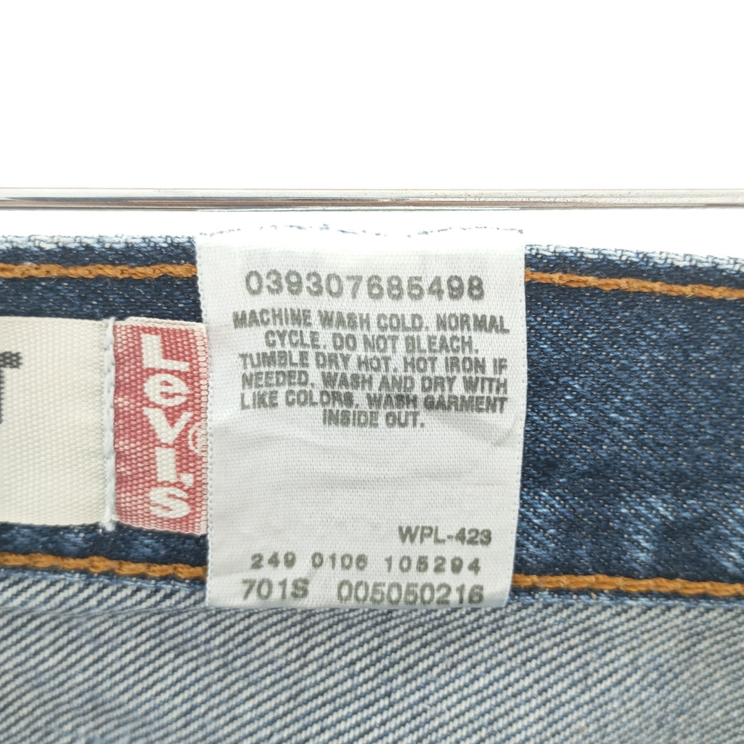 00'S Levi's 505 REGULAR FIT tapered denim pants for men, size w34 / eaa402172