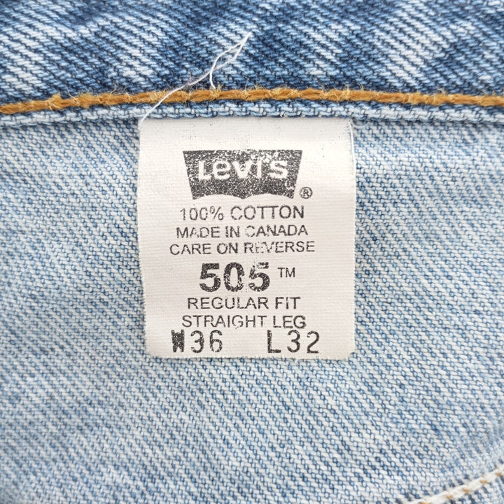 90'S Levi's 505 REGULAR FIT STRAIGHT LEG tapered denim pants for men, W35 equivalent, vintage / eaa402176