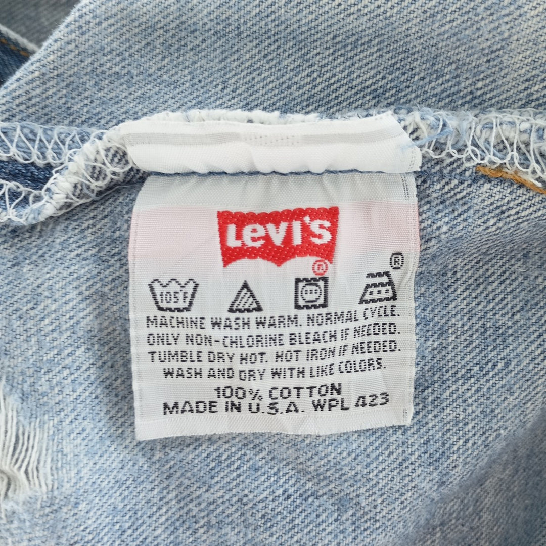 90'S Levi's 501-0115 distressed straight denim pants made in USA, men's w28 equivalent vintage /eaa402228