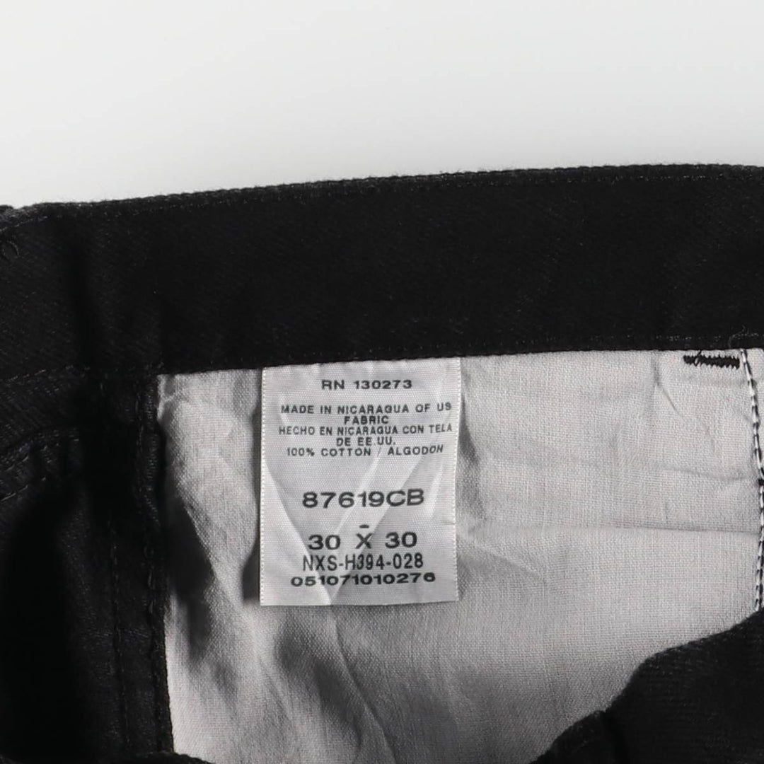 Rustler Black Denim Straight Denim Pants for Men, W29 cotton black type Vintage Second Hand