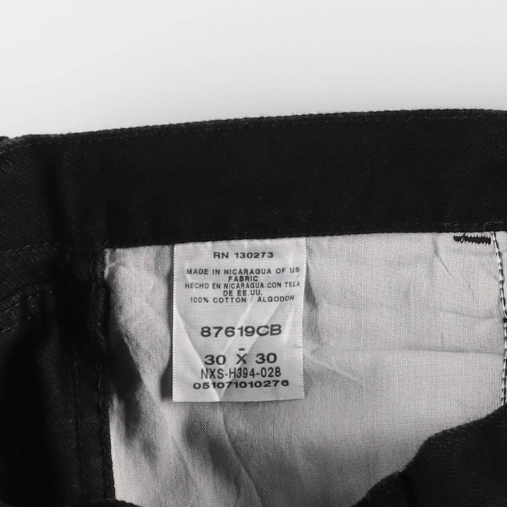 Rustler Black Denim Straight Denim Pants for Men, W29 cotton black type Vintage Second Hand