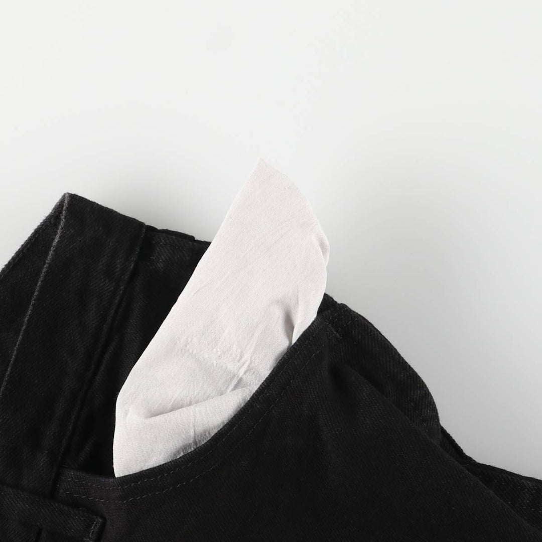 Rustler Black Denim Straight Denim Pants for Men, W29 cotton black type Vintage Second Hand