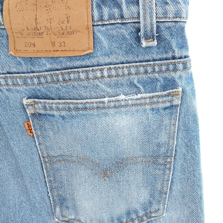 90'S Levi's 505 Orange Tab Tapered Denim Pants Made in USA Men's W33 Vintage / eaa402300