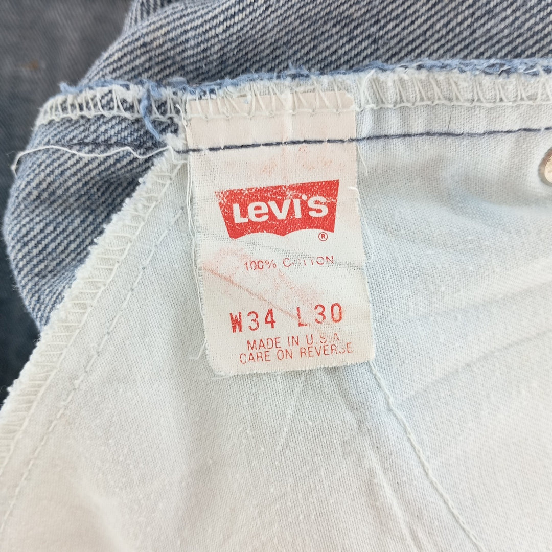 90'S Levi's 505 tapered denim pants made in USA, men's size w34, vintage /eaa402332