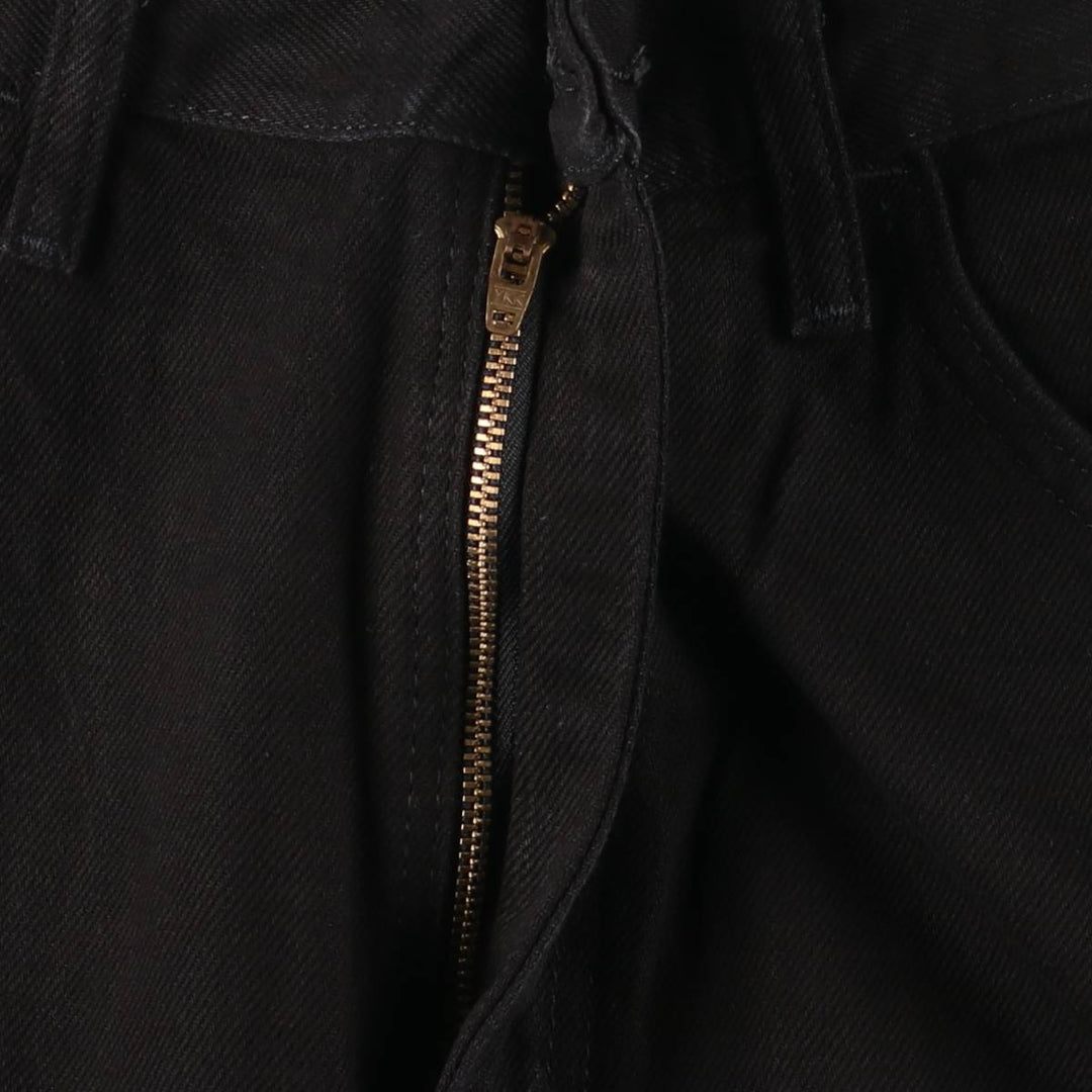 Rustler Black Denim Straight Denim Pants for Men, W34 equivalent cotton black type Vintage Second Hand