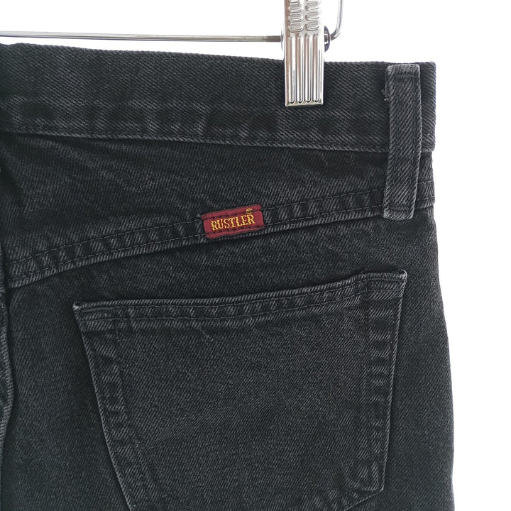 RUSTLER Black Denim Straight Denim Pants Men's W30 equivalent / eaa402348