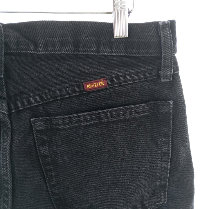 RUSTLER Black Denim Straight Denim Pants Men's W32 equivalent / eaa402350