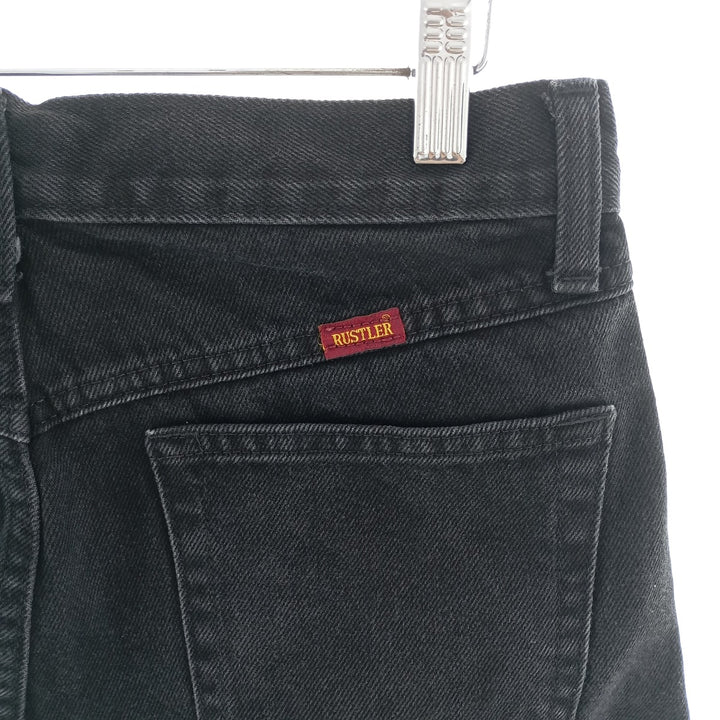 Rustler Black Denim Straight Denim Pants Men's W29 equivalent /eaa402351