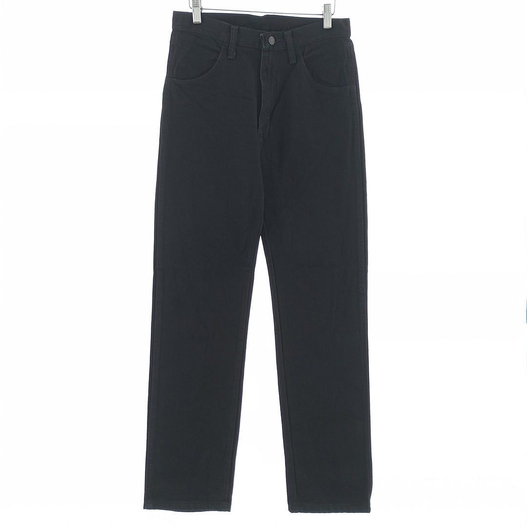 Rustler Black Denim Straight Denim Pants for Men, W30 equivalent cotton black type Vintage Second Hand
