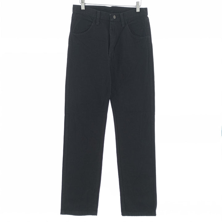 Rustler Black Denim Straight Denim Pants for Men, W30 equivalent cotton black type Vintage Second Hand