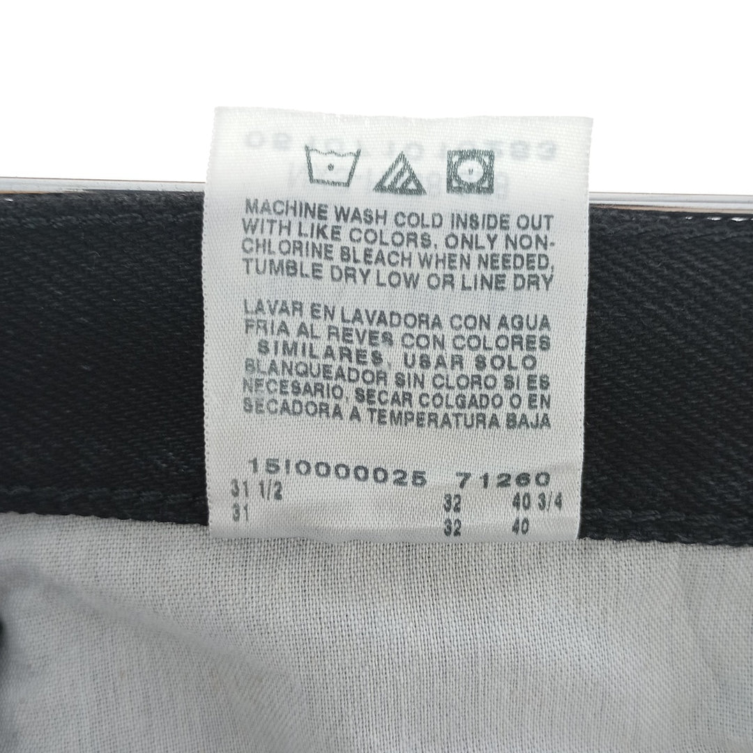 Rustler Black Denim Straight Denim Pants for Men, W30 equivalent cotton black type Vintage Second Hand