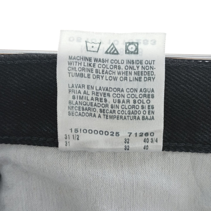 Rustler Black Denim Straight Denim Pants for Men, W30 equivalent cotton black type Vintage Second Hand