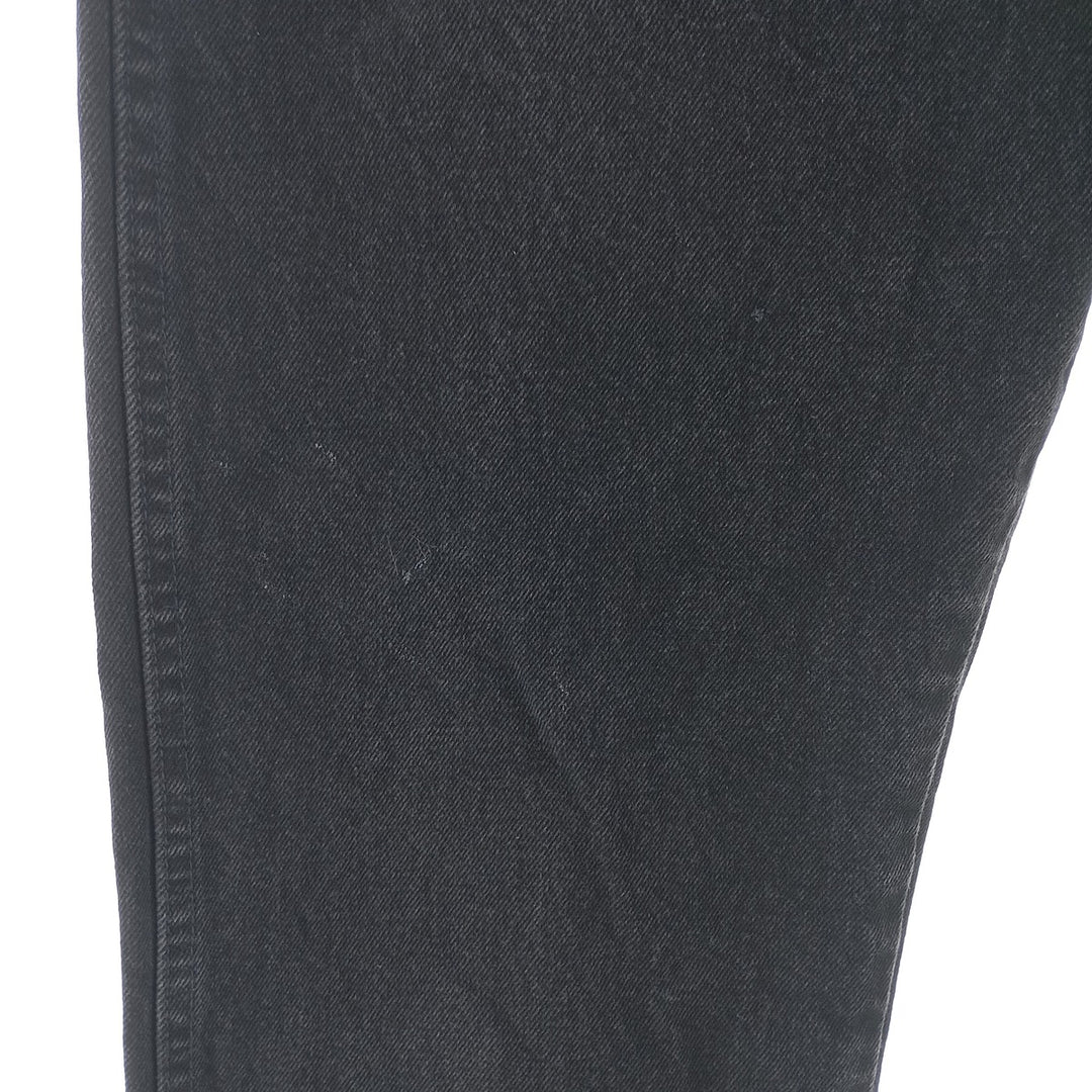 Rustler Black Denim Straight Denim Pants for Men, W33 equivalent cotton black type Vintage Second Hand