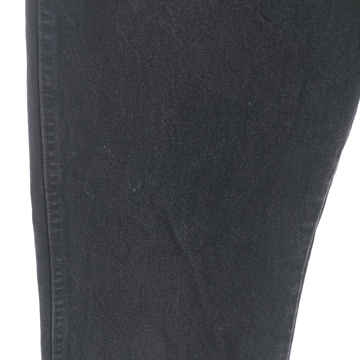 Rustler Black Denim Straight Denim Pants for Men, W33 equivalent cotton black type Vintage Second Hand