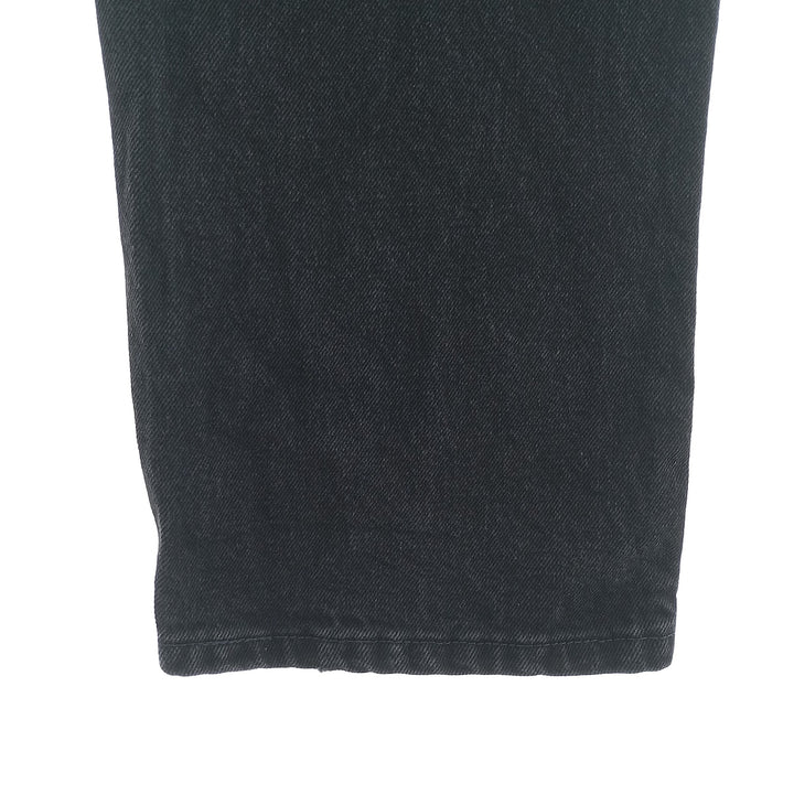 Rustler Black Denim Straight Denim Pants for Men, W33 equivalent cotton black type Vintage Second Hand