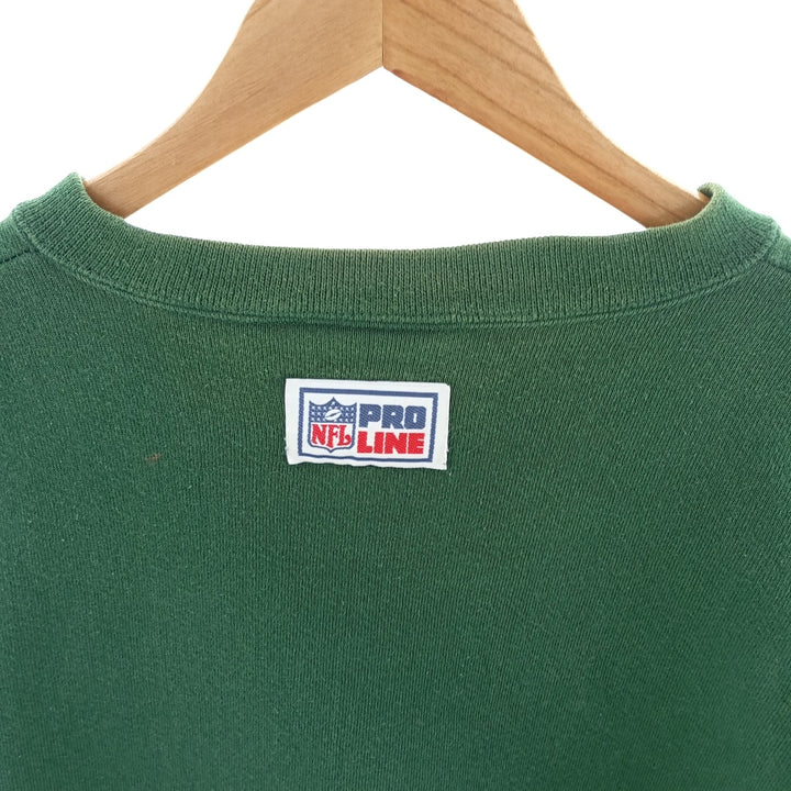 90'S LOGO ATHLETIC NFL Green Bay Packers logo sweatshirt, made in USA, men's XL size, vintage /eaa402390