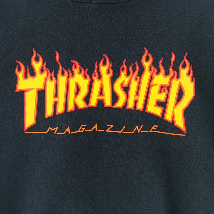 Thrasher Fire Pattern Sweat Pullover Hoodie Men's M Size / eaa402428