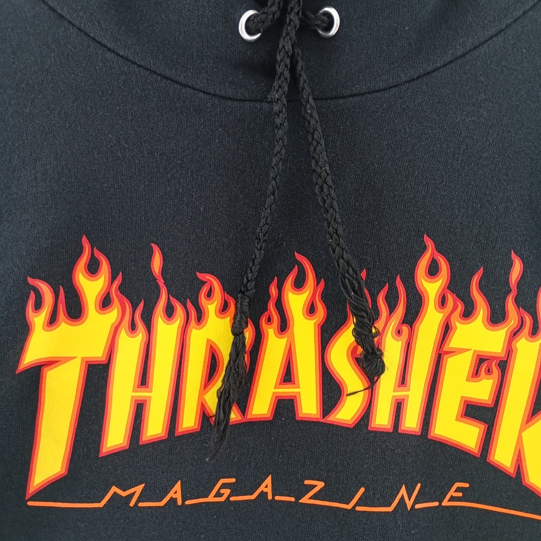 Thrasher Fire Pattern Sweat Pullover Hoodie Men's M Size / eaa402428