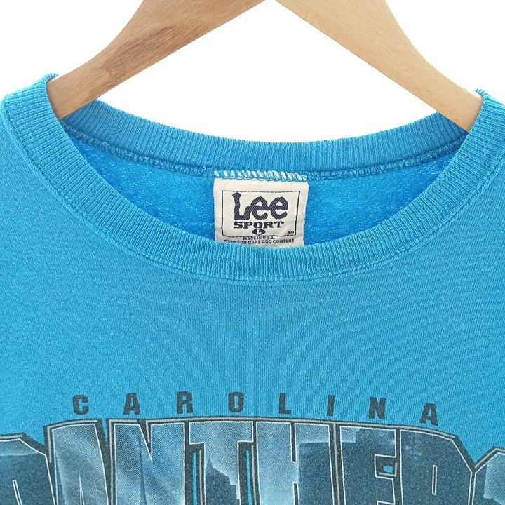 00s-90'S Lee NFL Carolina Panthers Logo Sweatshirt Trainer Made in USA Men's L Size Vintage /eaa402453