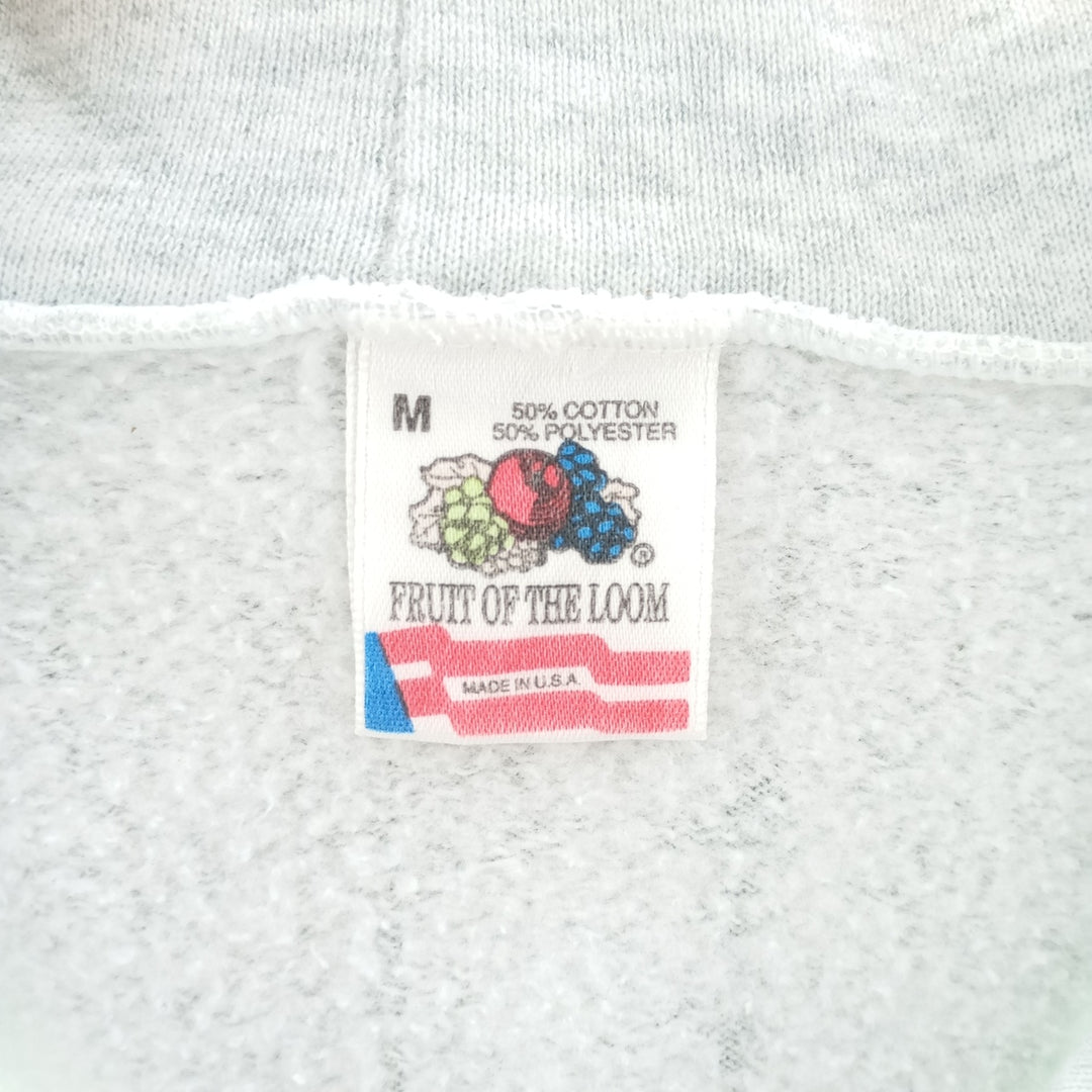 90'S Fruit of the Loom plain blank sweatshirt hoodie made in USA size M for men /eaa402491