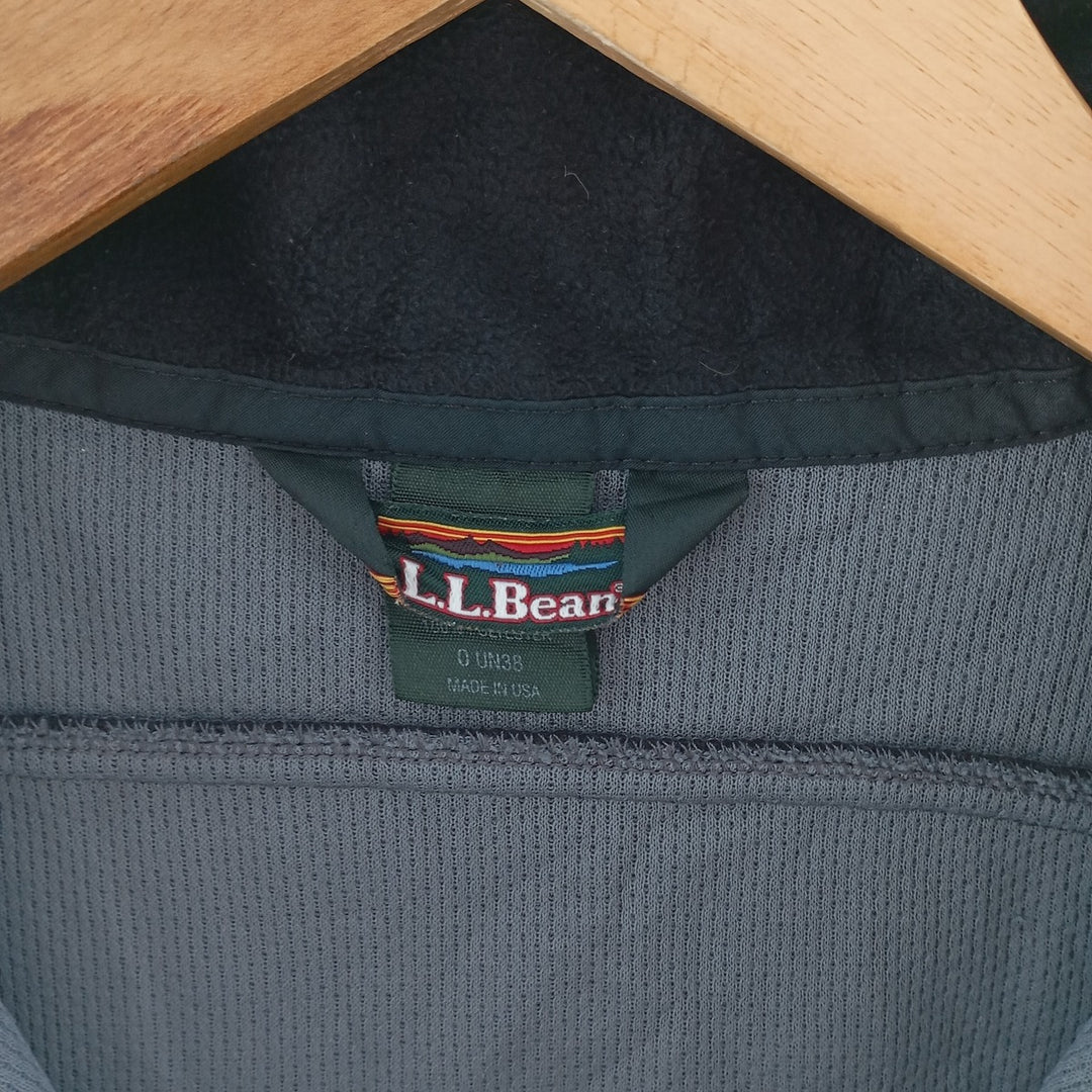 LLBean fleece vest made in USA, men's size M /eaa402510