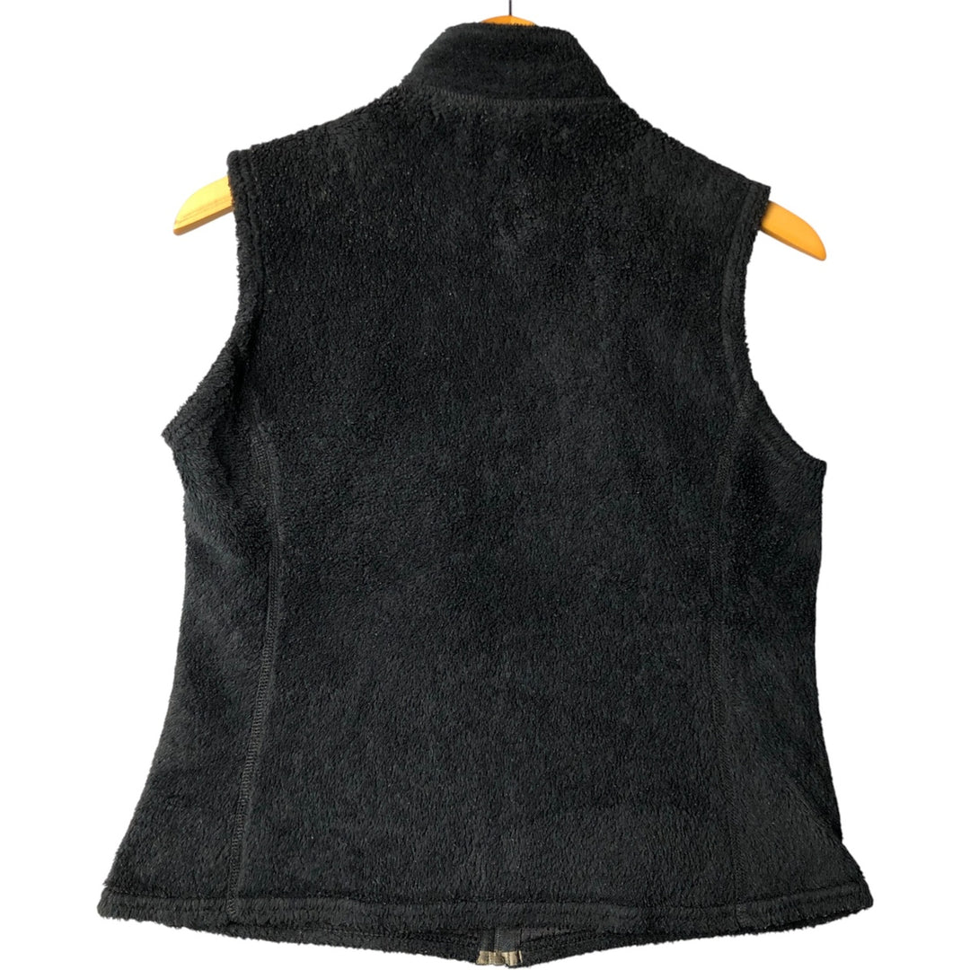 2000'S Patagonia Regulator R2 25125 Fleece Vest, Made in USA, Women's Size Medium unclear black type Vintage Second Hand