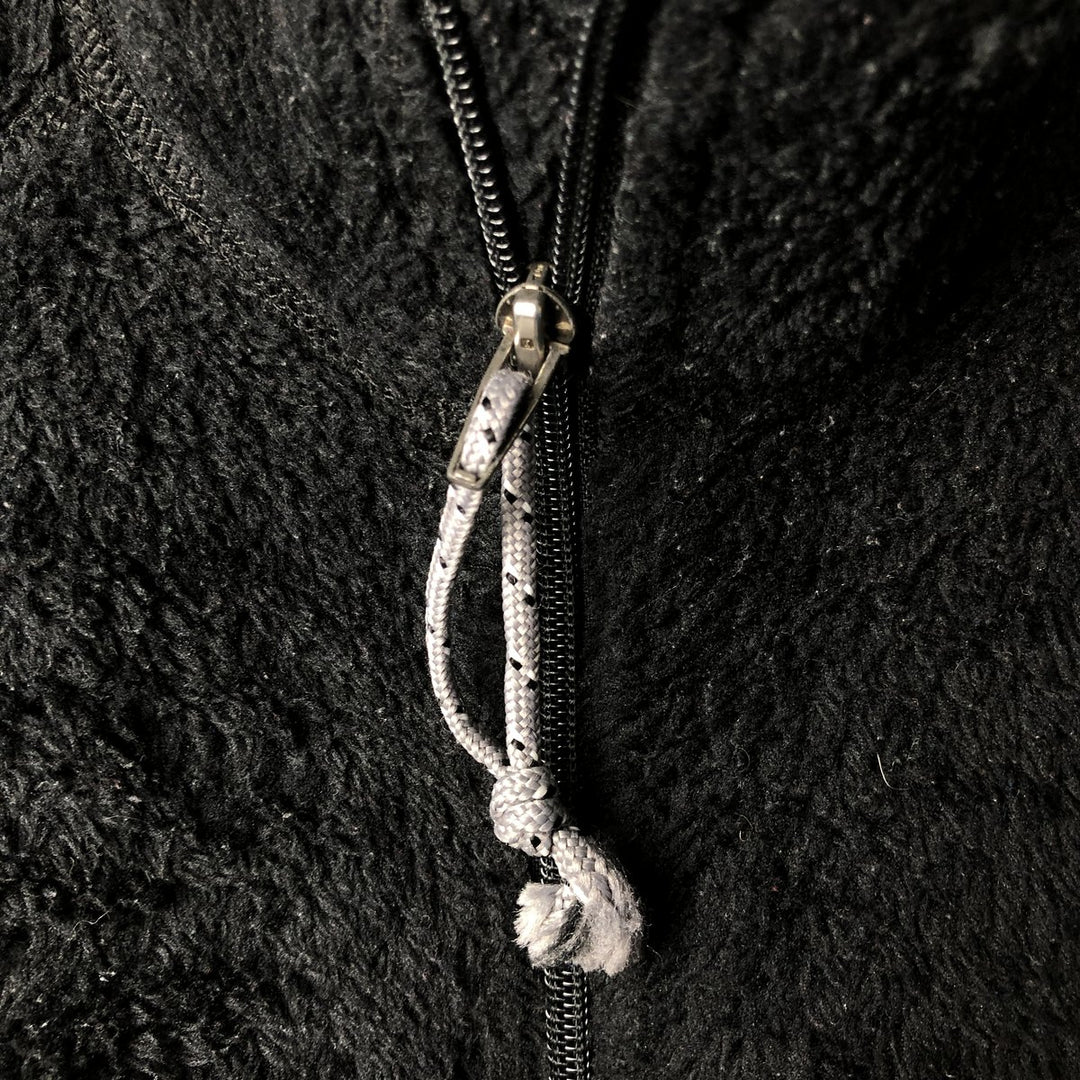 2000'S Patagonia Regulator R2 25125 Fleece Vest, Made in USA, Women's Size Medium unclear black type Vintage Second Hand