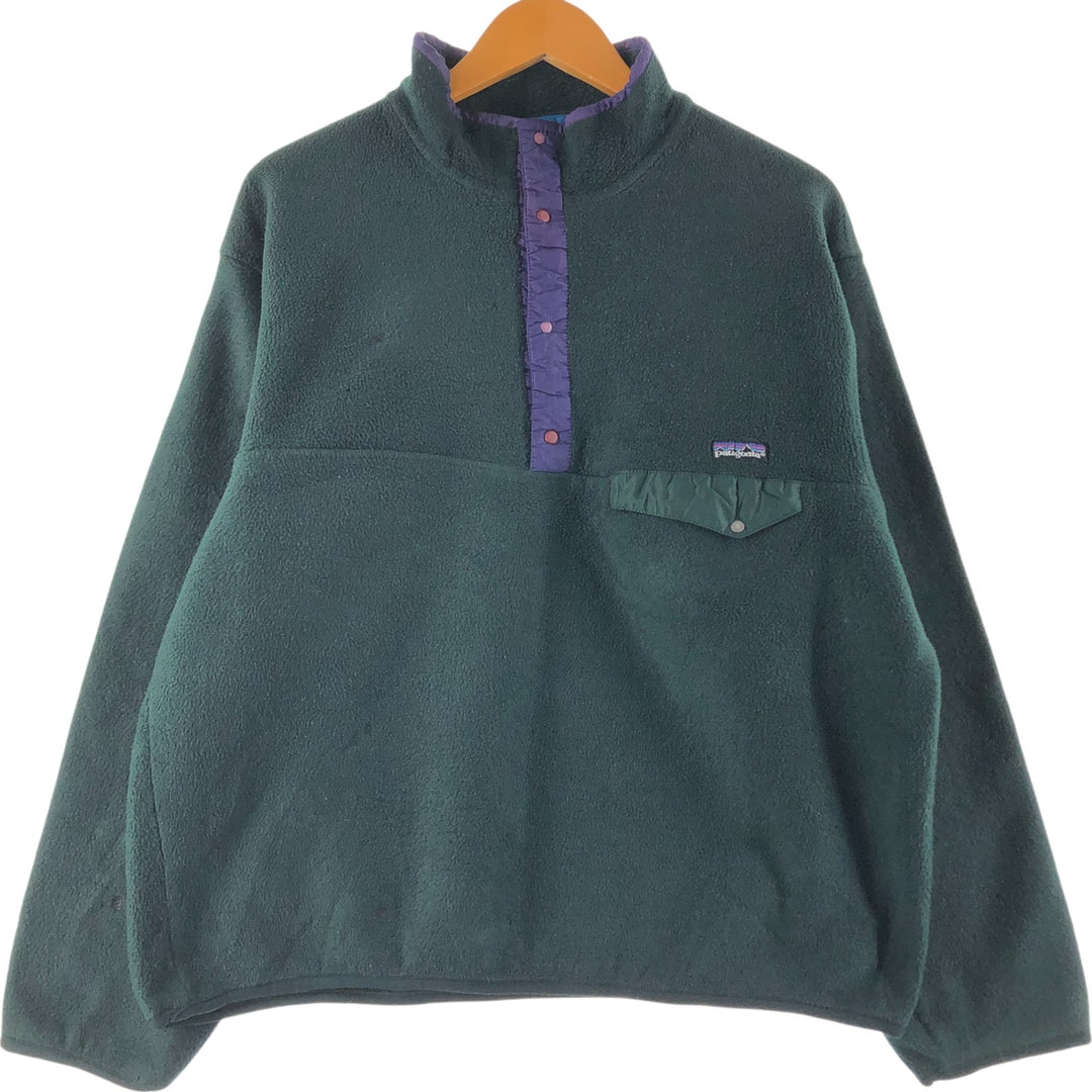 90'S Patagonia Snap-T 25530 Half Snap Fleece Pullover Men's XL Vintage /eaa402528