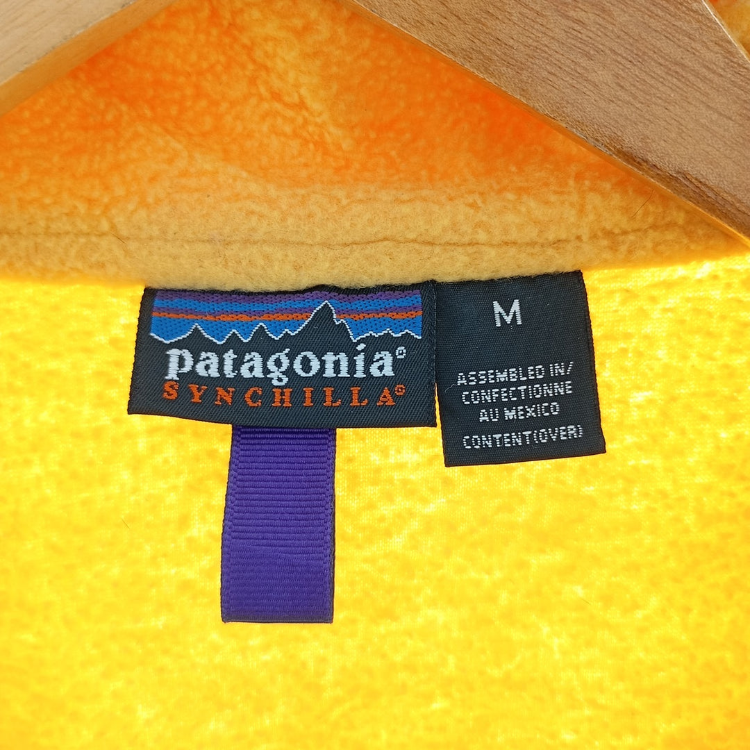 90'S Patagonia Synchilla 25735SP99 Half Zip Fleece Pullover Men's M Size Vintage /eaa402536